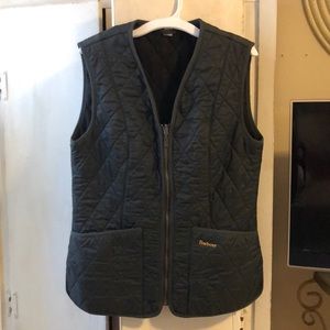 Hunter green Barbour vest